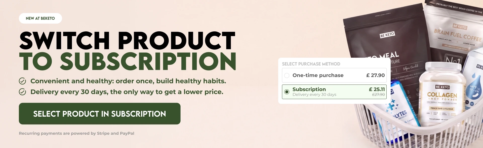 BEKETO UK Subscription Desktop